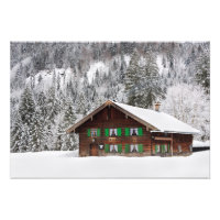 Maison traditionnelle en bois en Bavière photo