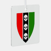 Maison trois crânes ornement céramique (Avant droite)