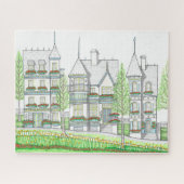 Maison victorienne architecturale Jigsaw Puzzle (Horizontal)