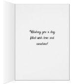 Maison victorienne envoyant des voeux de Noël d'am (Intérieur (Droit))