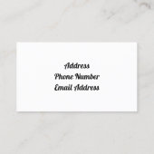 Maison vintage avec Rose Garland Carte de visite (Dos)