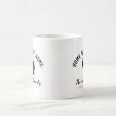 Maison Wisconsin Sweet Home Famille Monogramme Mug (Centre)
