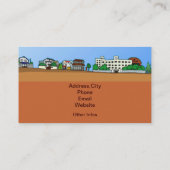 Maisons Carte de visite (Dos)