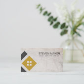 Maisons | Carte de visite de l'agent immobilier (Debout devant)