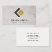 Maisons | Carte de visite de l'agent immobilier (Devant / Derrière)