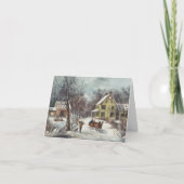 Maisons Carte Noël (Devant)