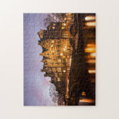 Maisons de canal d'Amsterdam au puzzle denteux de (Vertical)