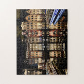 Maisons de canal d'Amsterdam puzzle (Vertical)