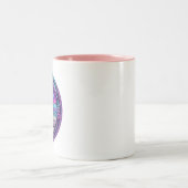 Maisons de l'île de Kharg Iran Mug Vaporwave (Centre)