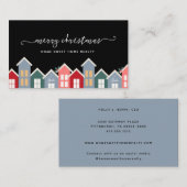 Maisons de Noël et Carte de visite de vacances Hol (Devant / Derrière)