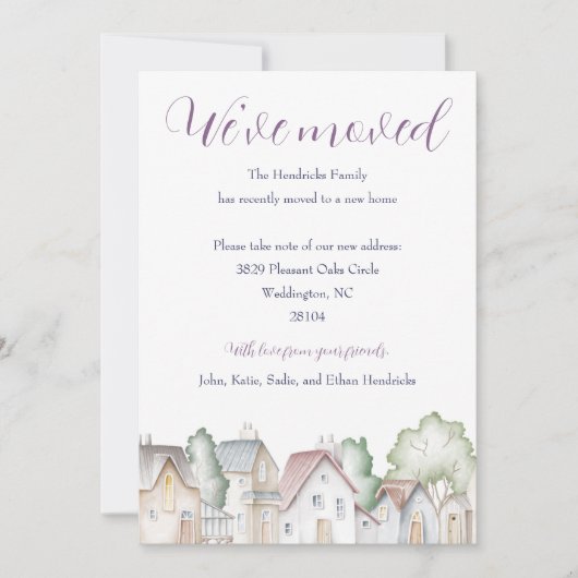 Maisons de quartier Faire-part mobile (Devant)