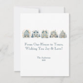 Maisons de vacances cosy d'art folklorique Carte d (Dos)