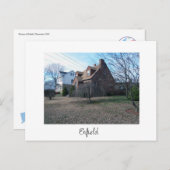 Maisons d'Enfield. Carte Postale Connecticut. (Devant / Derrière)