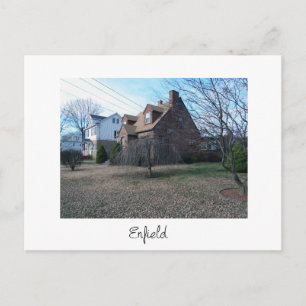 Maisons d'Enfield. Carte Postale Connecticut.