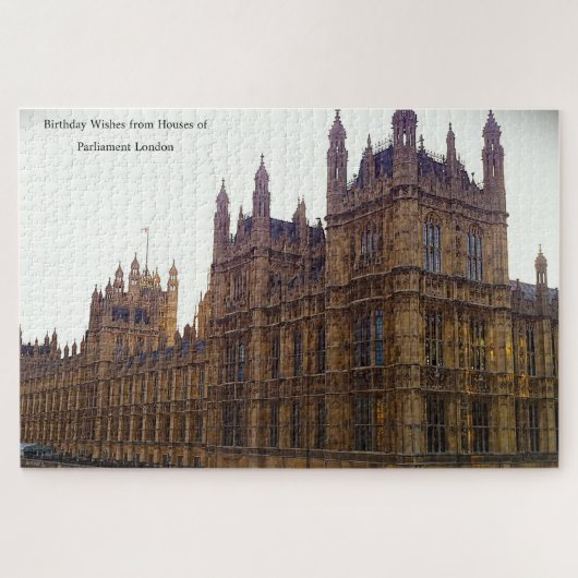 Maisons du Parlement Londres. Puzzle (Horizontal)