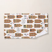 Maisons hollandaises - Amsterdam Canal House Vélos (Serviette à main)