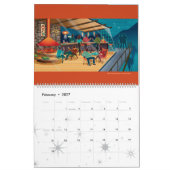 Maisons Modernes de Milieu de Siècle Calendrier - (Feb 2027)