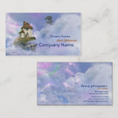 Maisons rêveuses - carte de visite élégant (Devant / Derrière)