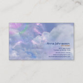 Maisons rêveuses - carte de visite élégant (Dos)