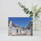 Maisons Trulli en Alberobello, Puglia carte postal (Debout devant)