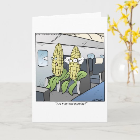 maispapje kaart (Gele Bloem)