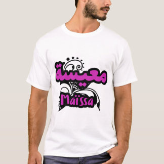 Maïssa Calligrafie Voornaam Arabisch T-shirt