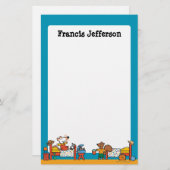 Maisy and Cyril Go on Vacation Scene Briefpapier (Voorkant / Achterkant)