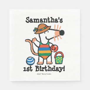 Maisy bij de Beach Birthday Servetten