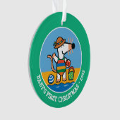 Maisy bij de Beach Ornament (voorkant)