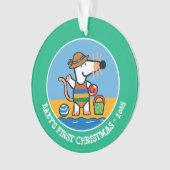 Maisy bij de Beach Ornament (voorkant)