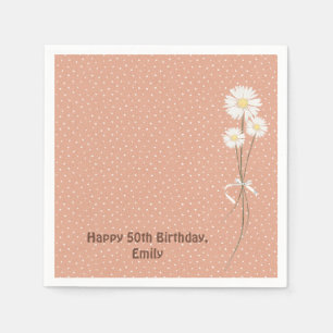 maisy bouquet op stippen luiers servet