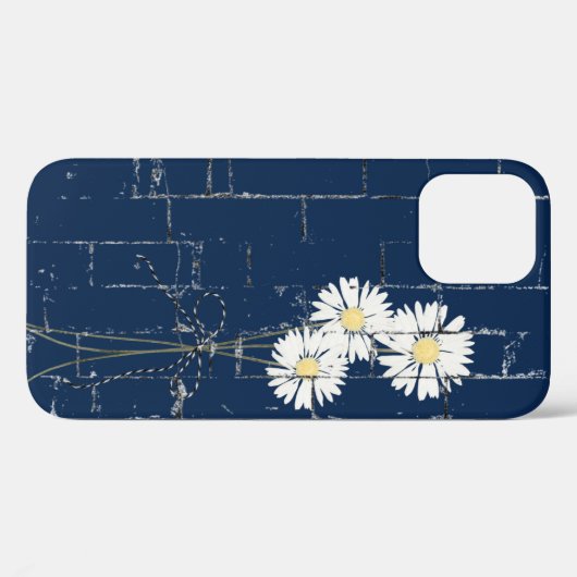 maisy bouquet over blauwe steen Case-Mate iPhone case (Achterkant (horizontaal))