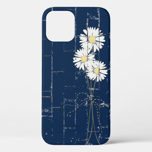 maisy bouquet over blauwe steen Case-Mate iPhone case (Achterkant)