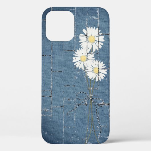 maisy bouquet over blue denim brick Case-Mate iPhone case (Achterkant)