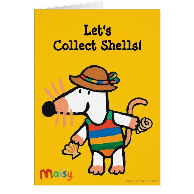 Maisy Collecting Shells bij de strand (Voorkant)