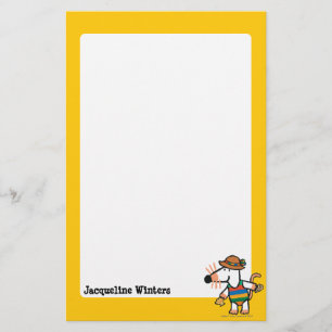 Maisy Collecting Shells bij de strand Briefpapier