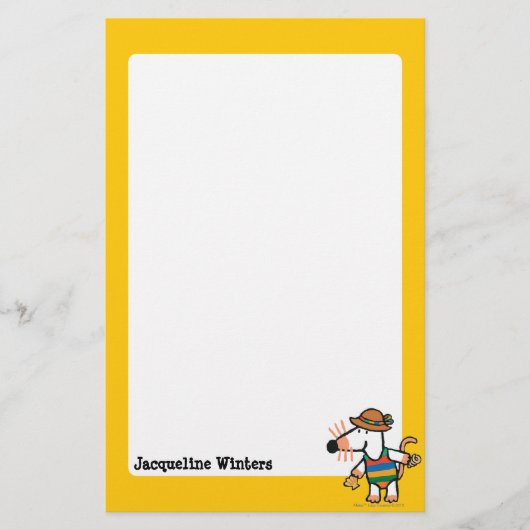 Maisy Collecting Shells bij de strand Briefpapier (Voorkant)