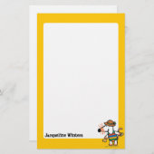 Maisy Collecting Shells bij de strand Briefpapier (Voorkant / Achterkant)