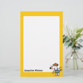 Maisy Collecting Shells bij de strand Briefpapier (Staand voorkant)