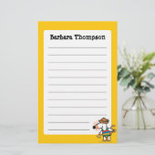 Maisy Collecting Shells bij de strand Briefpapier (Staand voorkant)