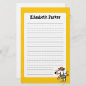 Maisy Collecting Shells bij de strand Briefpapier (Voorkant / Achterkant)