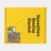 Maisy en boekenplank fleece deken (Voorkant (Horizontaal))