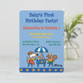 Maisy en Cyril Birthday Kaart (Staand voorkant)