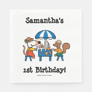 Maisy en Cyril Birthday Servetten