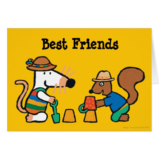 Maisy en Cyril bouwen een Zand Castle (Voorkant Horizontaal)