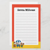 Maisy en Cyril Snacktime in het strand Briefpapier (Voorkant / Achterkant)