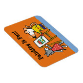 Maisy en Dotty Paint op Preschool Magneet (Rechterzijde)