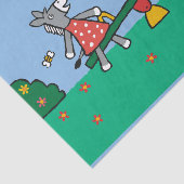 Maisy en Dotty Seesaw op de speelplaats Tissuepapier (Detail)