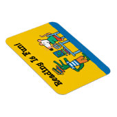 Maisy en Friends Geniet van de bibliotheek Magneet (Rechterzijde)