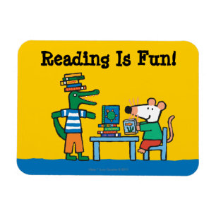 Maisy en Friends Geniet van de bibliotheek Magneet